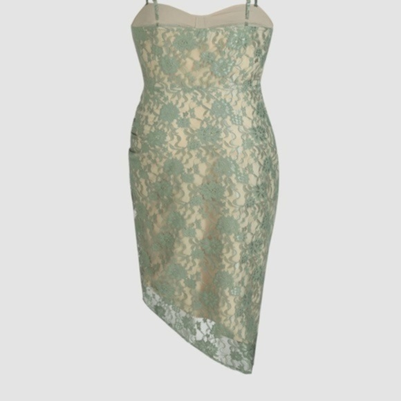 NWT Plus Lace Rutched Midi Dress - Picture 3 of 8